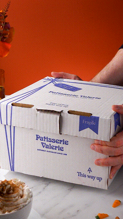 Patisserie Valerie's handmade Carrot Cake cake delivery