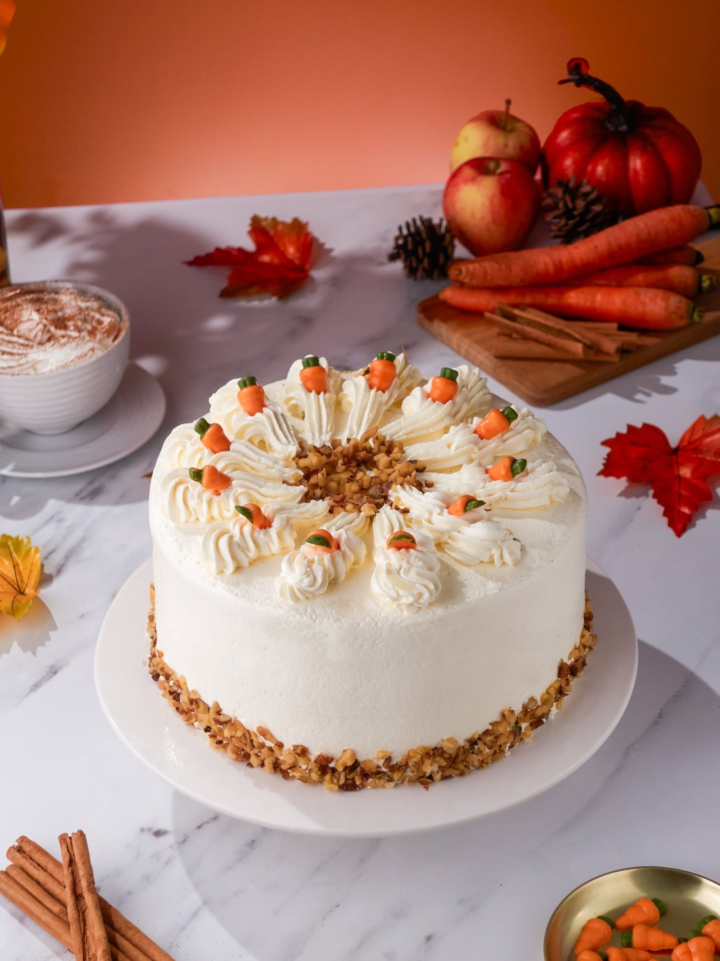Patisserie Valerie's handmade Carrot Cake cake delivery