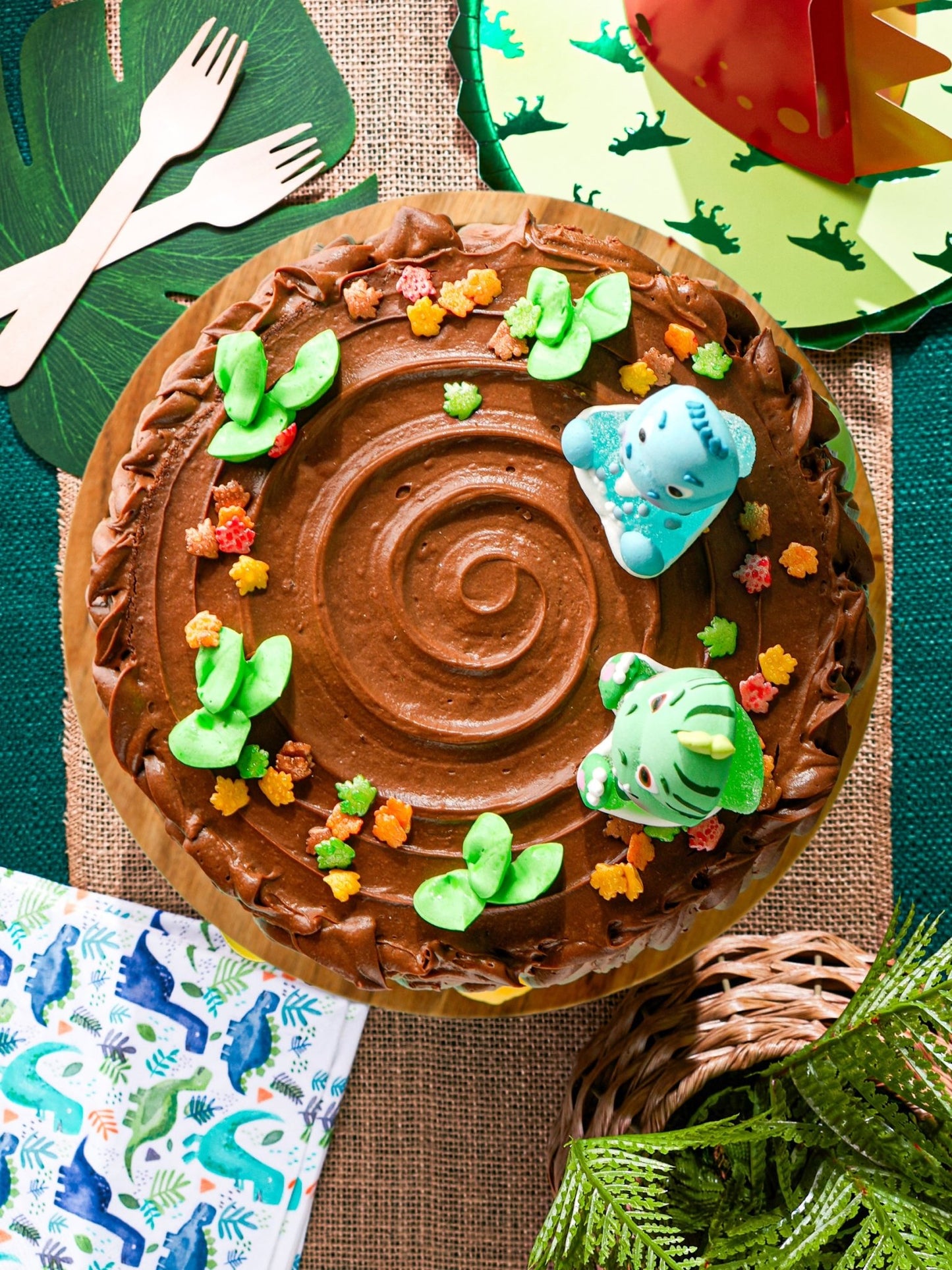 Patisserie Valerie's handmade Chocolate Dinosaur Cake cake delivery