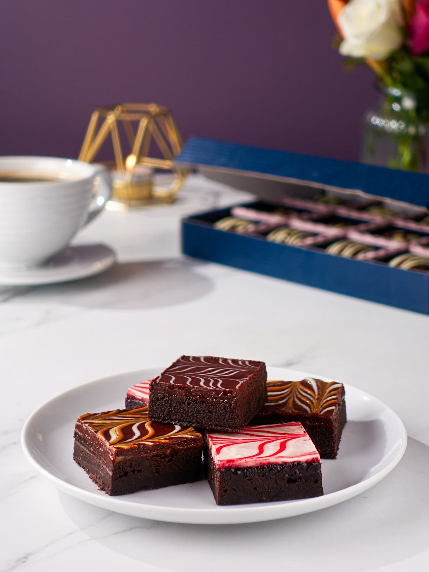 Patisserie Valerie's handmade Chocolate Fudge Brownies cake delivery