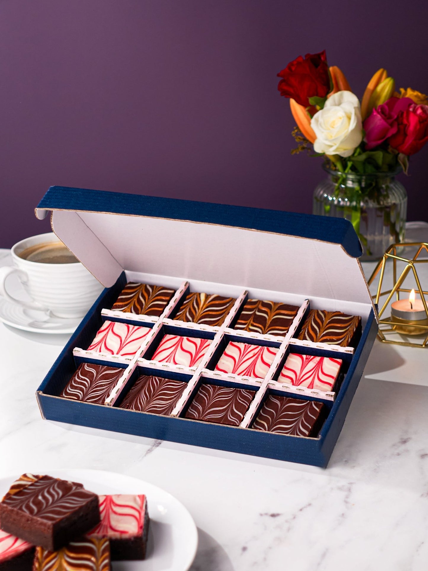 Patisserie Valerie's handmade Chocolate Fudge Brownies cake delivery