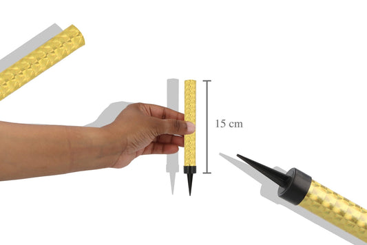 Gold Ice Fountain Candle - Pack of 2