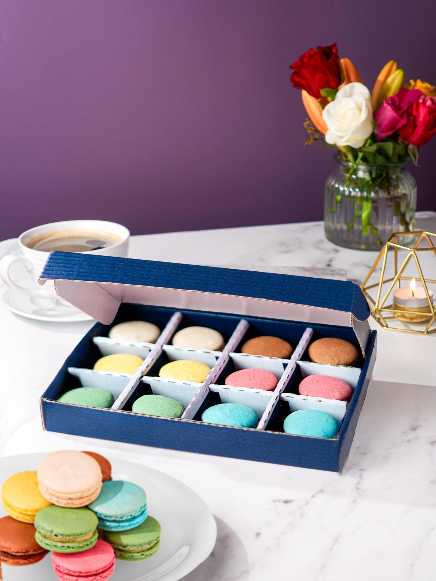 Patisserie Valerie's handmade Macarons Selection Gift Box cake delivery