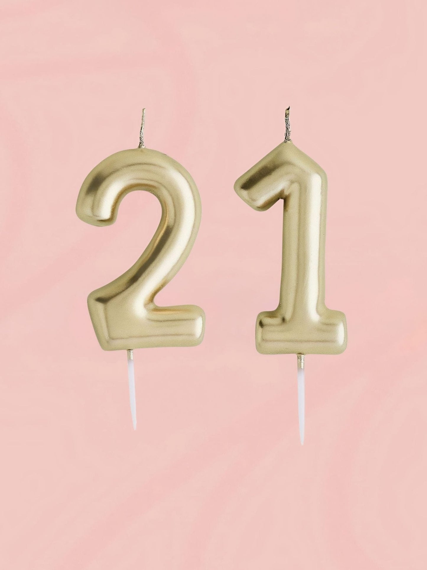 Patisserie Valerie's handmade Metallic Gold Number Candles cake delivery