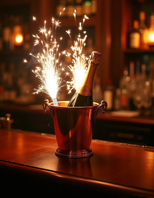 Silver Ice Fountain Candle - Pack of 2