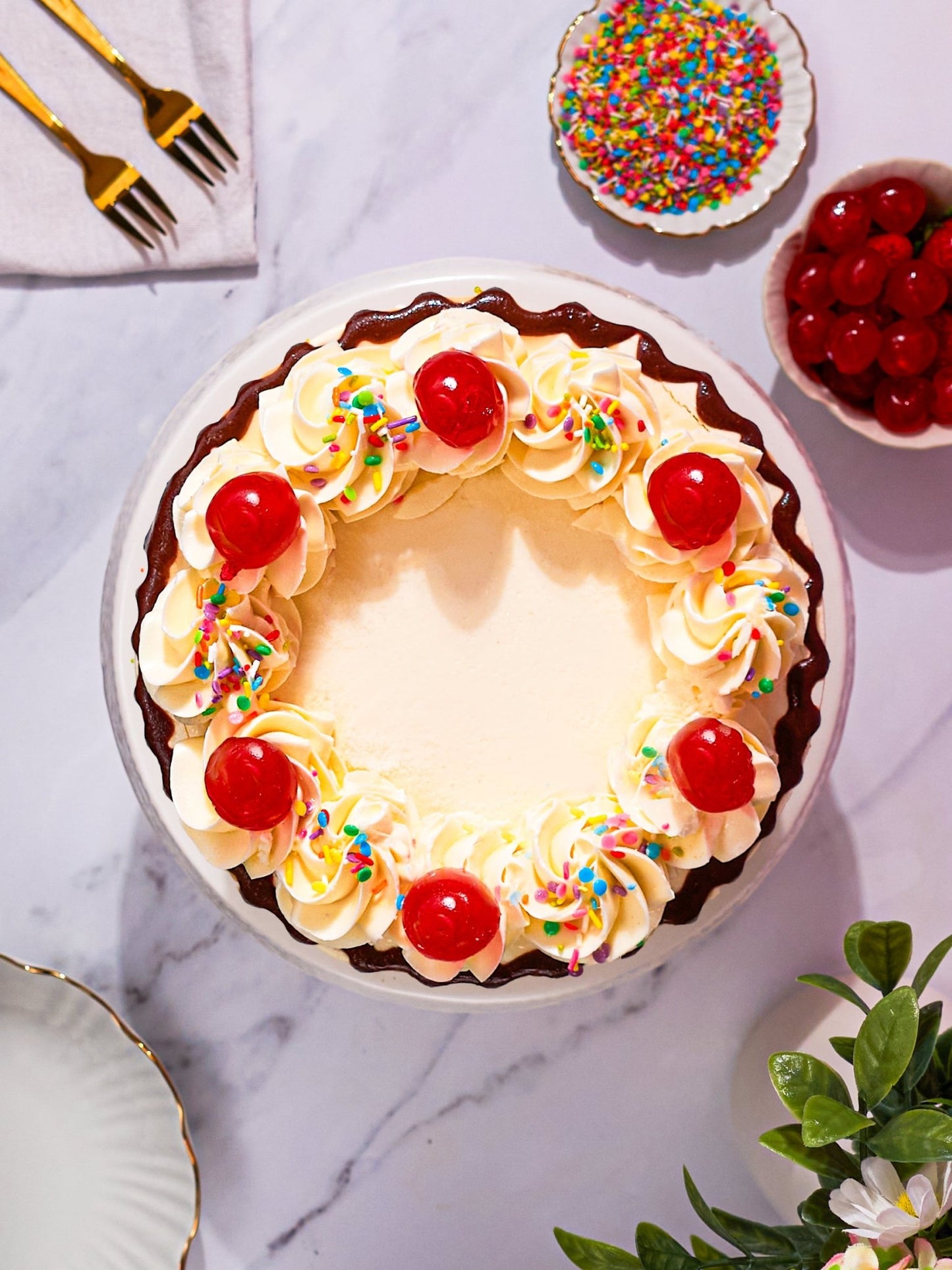 Patisserie Valerie's handmade Sweet Treat Sundae Cake cake delivery
