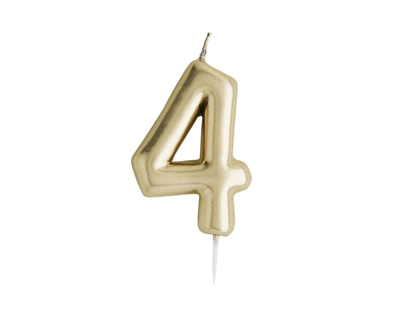 Patisserie Valerie's handmade Metallic Gold Number Candles cake delivery