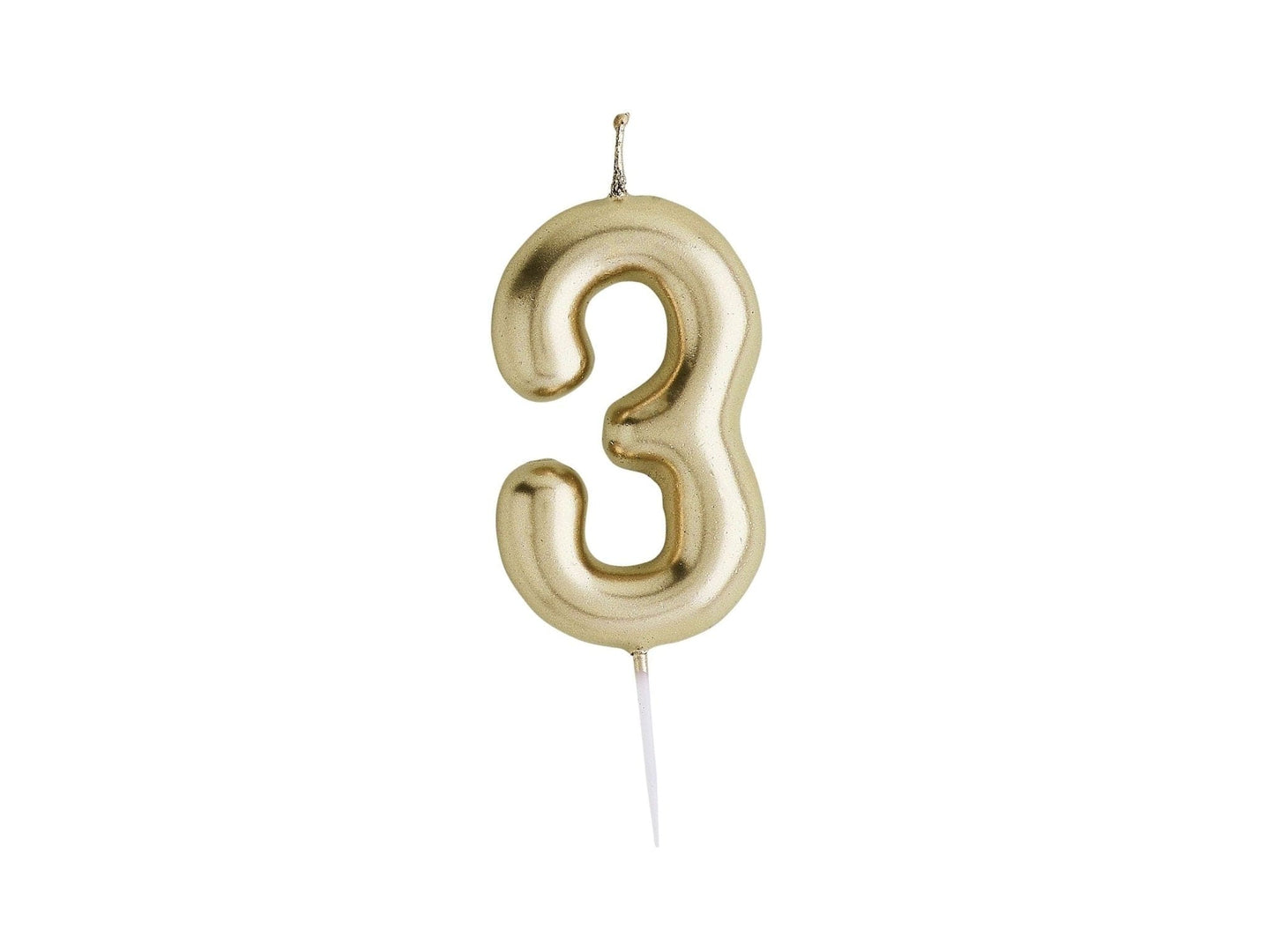 Patisserie Valerie's handmade Metallic Gold Number Candles cake delivery