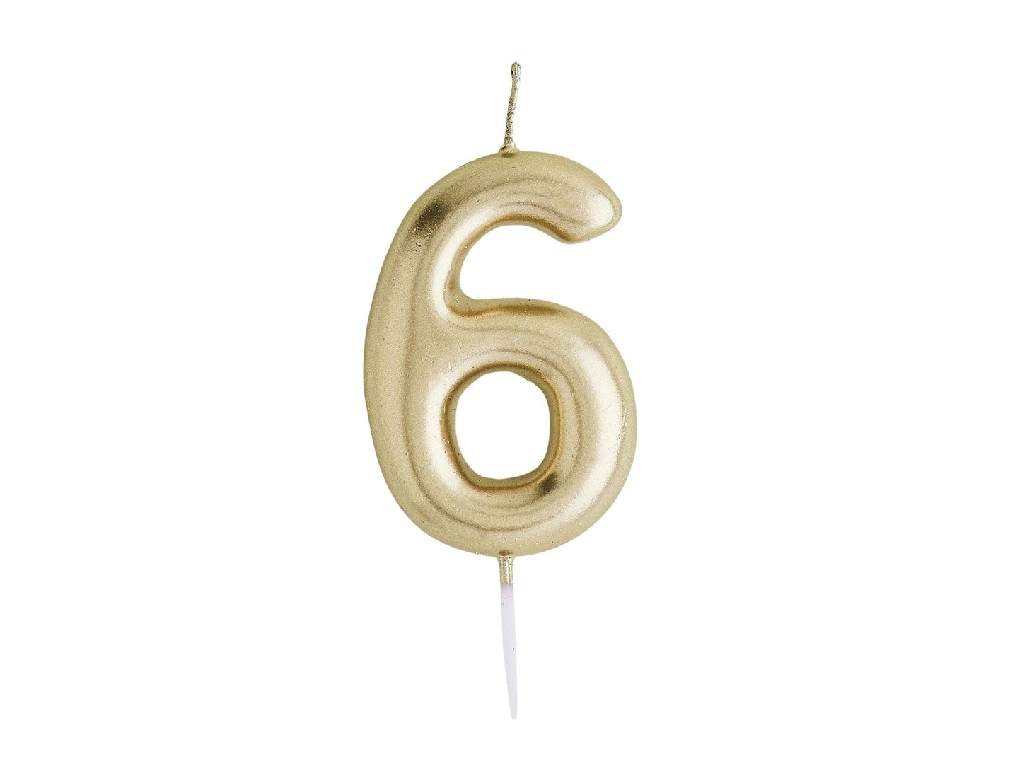 Patisserie Valerie's handmade Metallic Gold Number Candles cake delivery