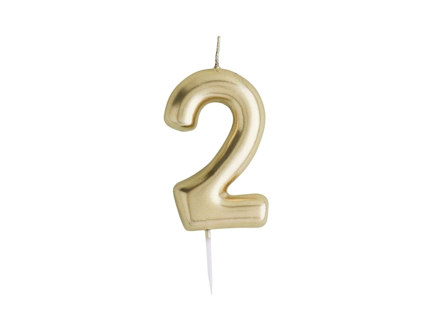 Patisserie Valerie's handmade Metallic Gold Number Candles cake delivery