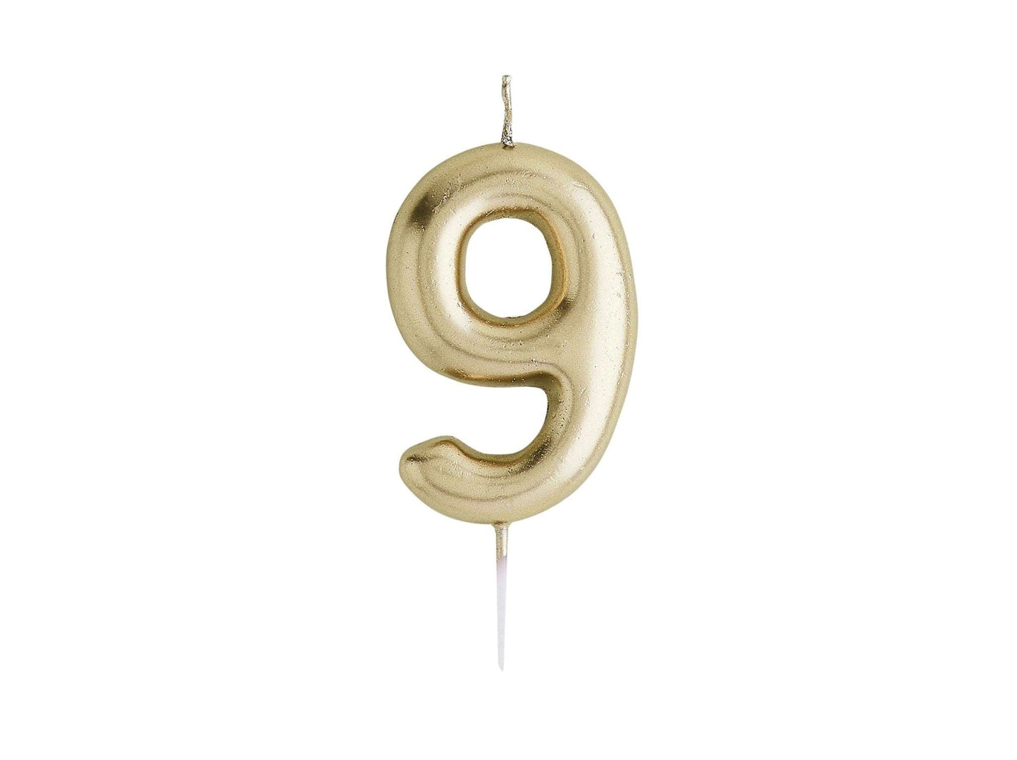 Patisserie Valerie's handmade Metallic Gold Number Candles cake delivery