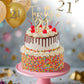 Patisserie Valerie's handmade 21st Birthday Cake Bundle - Ice Cream Sundae Cake cake delivery 
