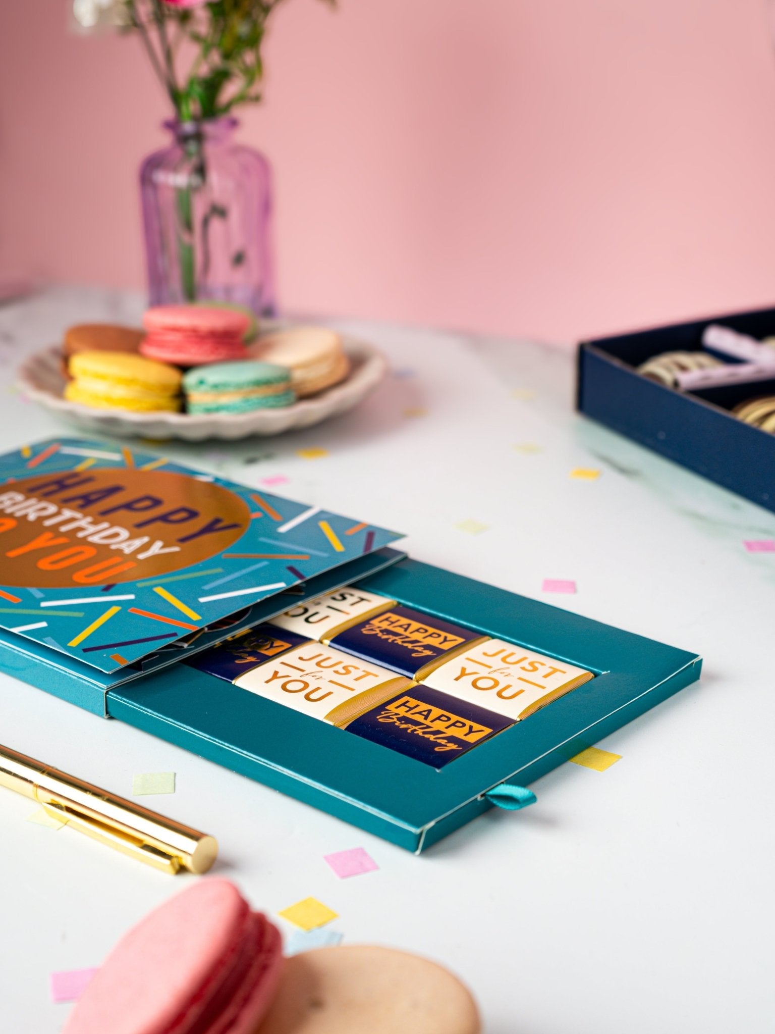 Patisserie Valerie's handmade 3D Pop-Up Chocolate Happy Birthday Card cake delivery 