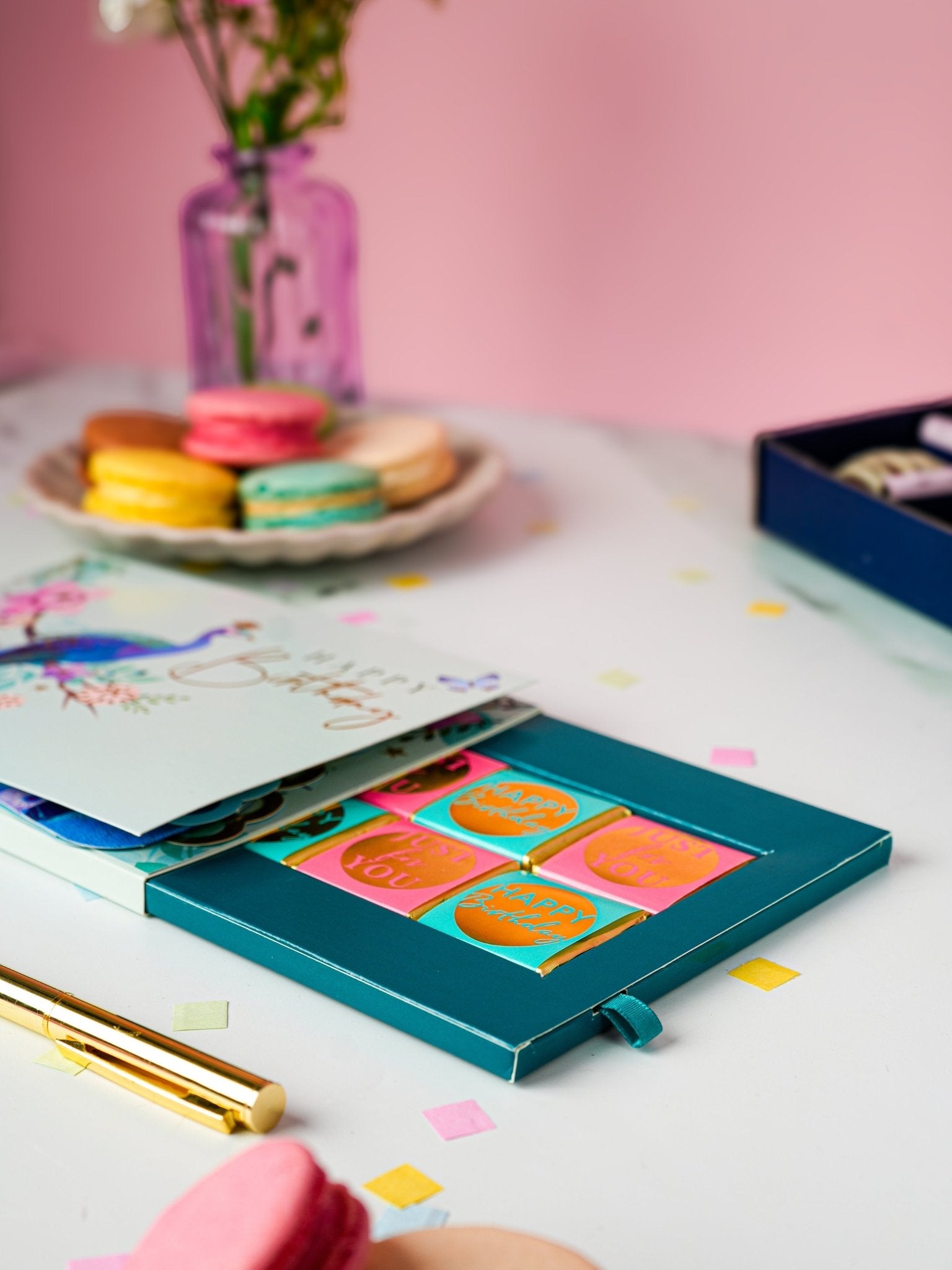 Patisserie Valerie's handmade 3D Pop-Up Chocolate Happy Birthday Card cake delivery 