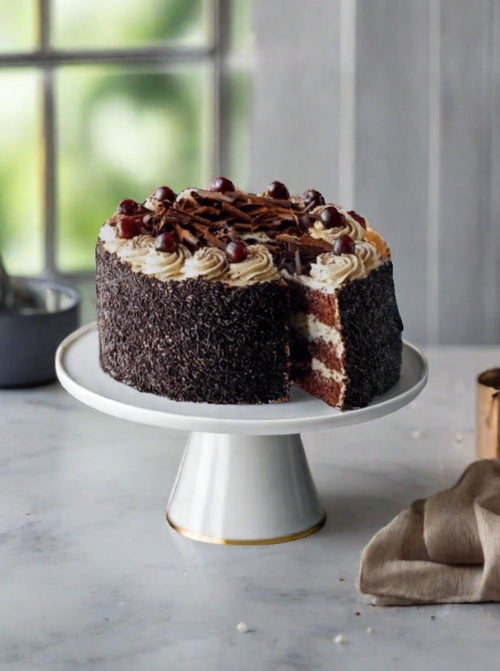 50th Birthday Cake Bundle - Black Forest Gateau