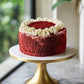 Patisserie Valerie's handmade 50th Birthday Cake Bundle - Red Velvet Cake cake delivery 