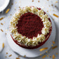 Patisserie Valerie's handmade 50th Birthday Cake Bundle - Red Velvet Cake cake delivery 