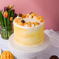 Patisserie Valerie's handmade 60th Birthday Cake Bundle - Mango & Passionfruit cake delivery 