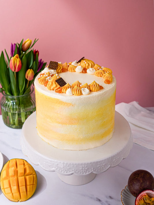 60th Birthday Cake Bundle - Mango & Passionfruit
