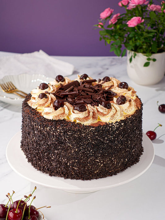 70th Birthday Cake Bundle - Black Forest Gateau