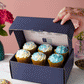 Patisserie Valerie's handmade True Blue Cupcake Collection cake delivery 