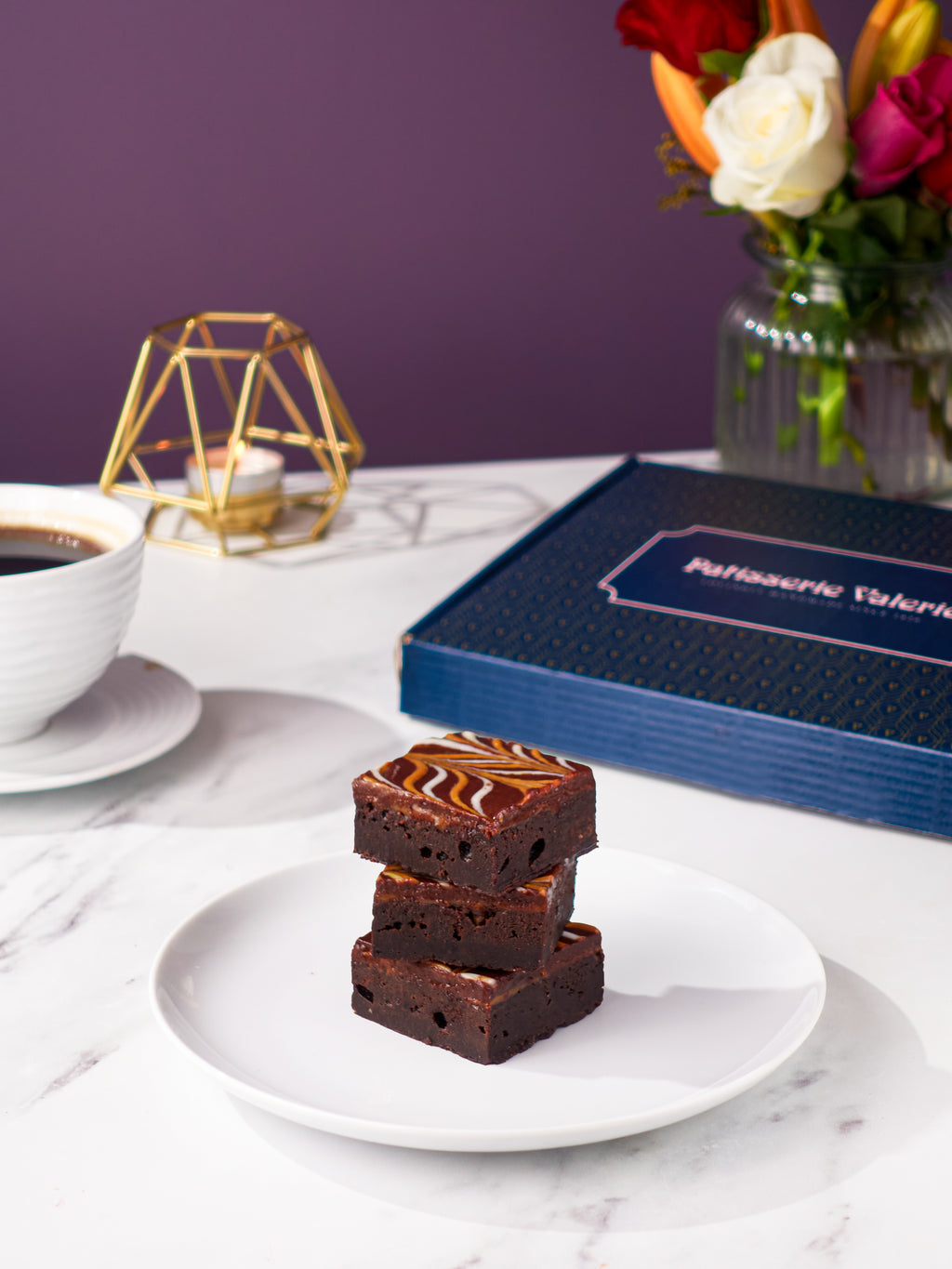 Thank You Chocolate Fudge Brownies Gift Box