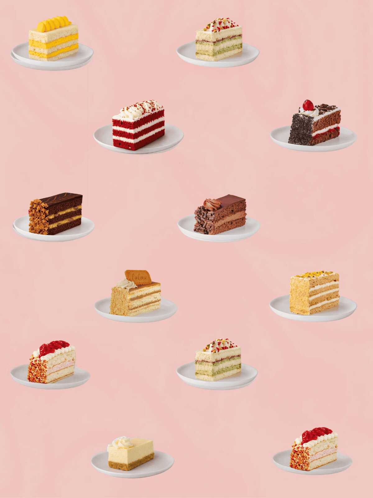 Pick & Mix 10 Slices of Cake - Patisserie Valerie