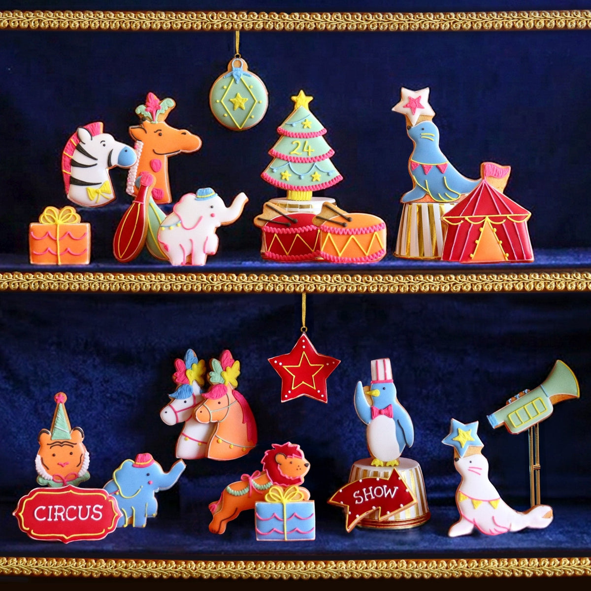 Biscuiteers Advent Luxe Biscuit Tin