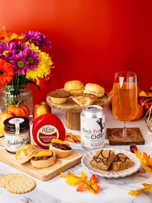 Apple Orchard Gift Hamper with Craft Cider, Cheese & Chutney