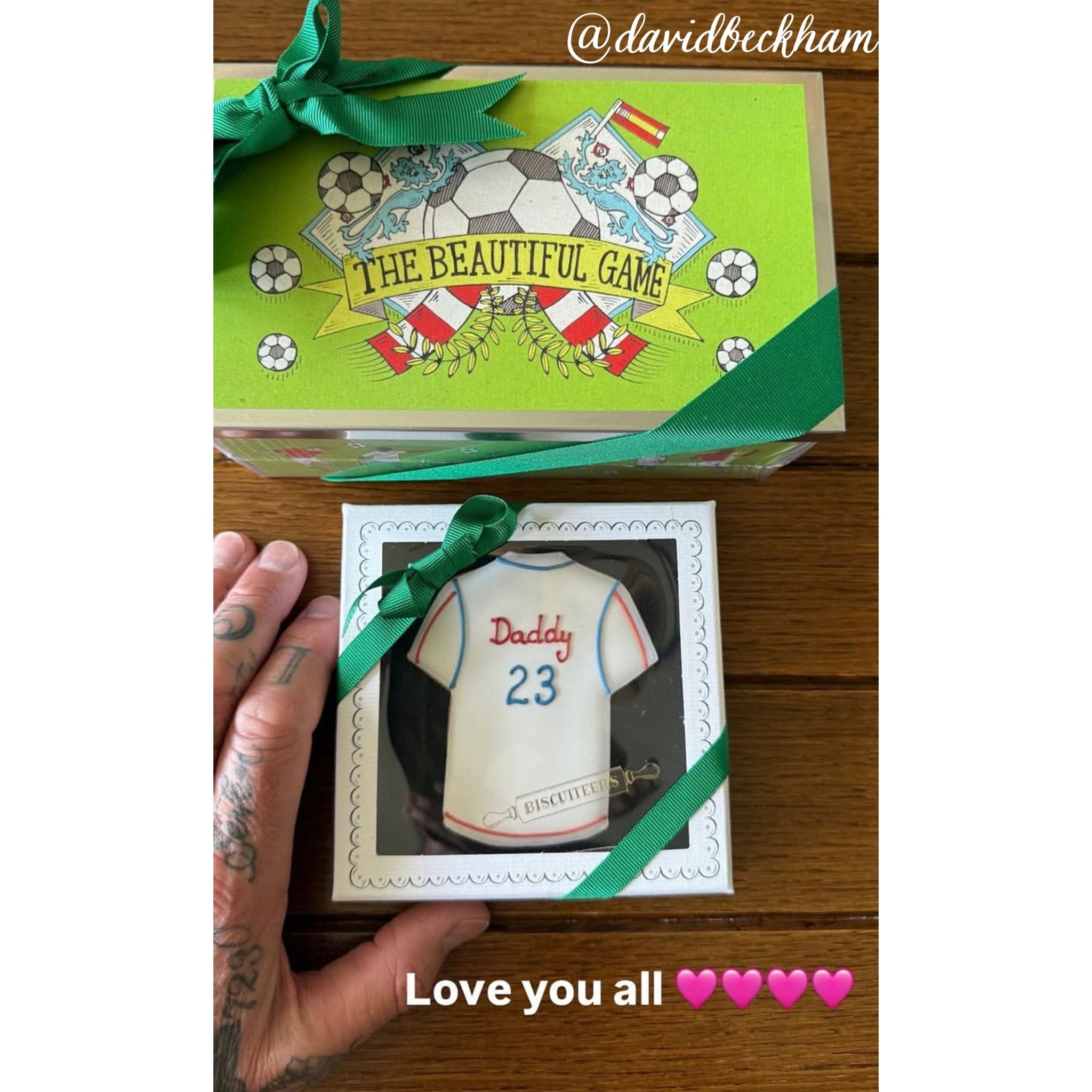 Bicuiteers Football Mad Biscuit Tin - Patisserie Valerie