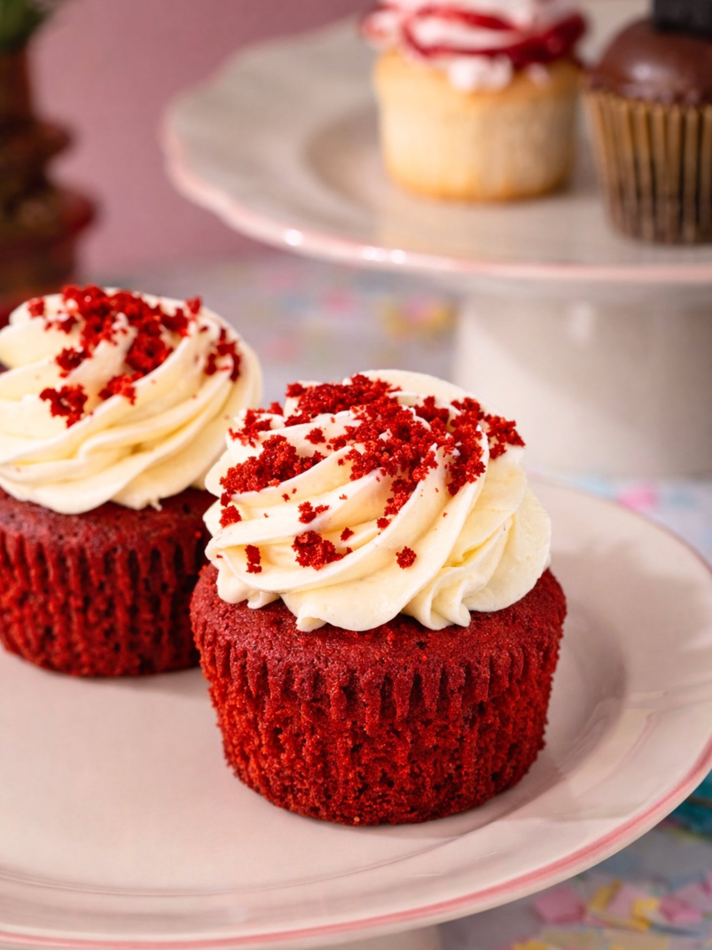 Birthday Cupcake Gift Box – 6 Assorted Luxury Cupcakes with Filled Centres - Patisserie Valerie