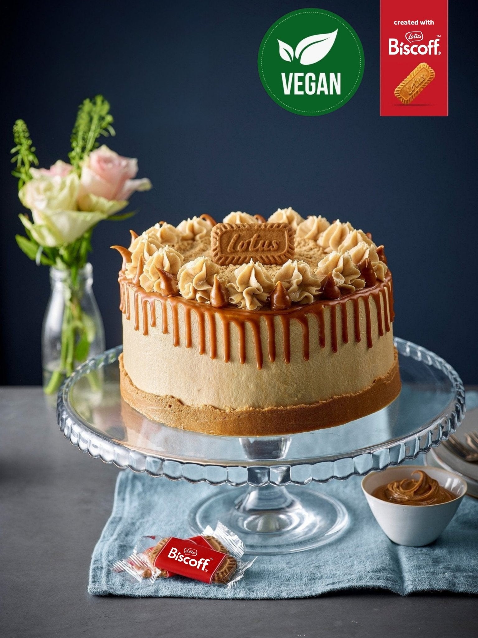 Patisserie Valerie's handmade Biscoff Cake cake delivery 