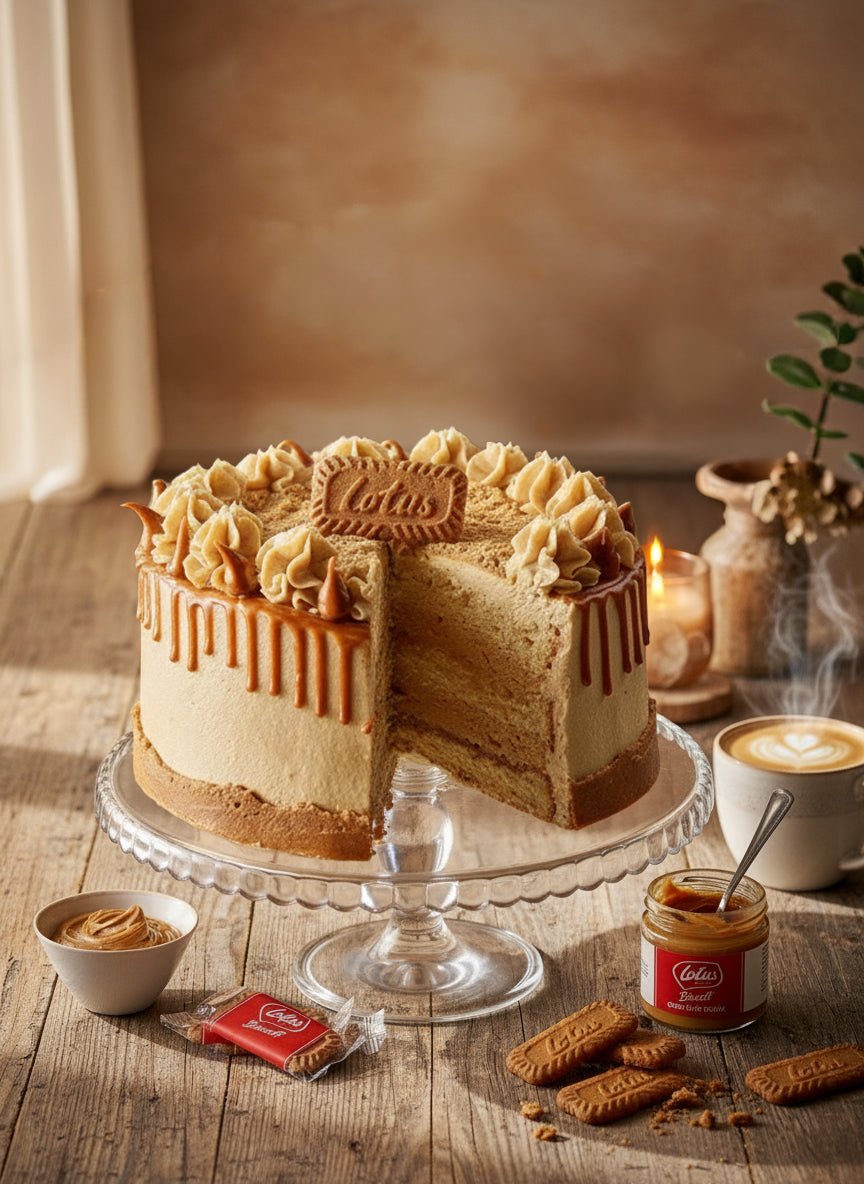 Patisserie Valerie's handmade Biscoff Cake cake delivery 