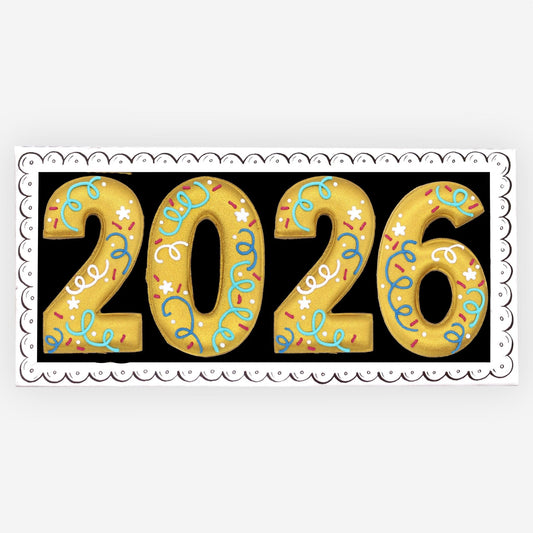 Biscuiteers 2026 New Year Letterbox Biscuits