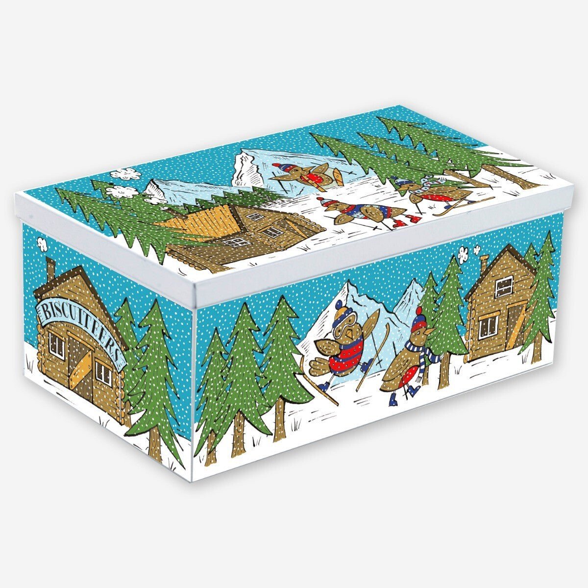 Biscuiteers Apres Ski Luxe Biscuit Tin - Patisserie Valerie
