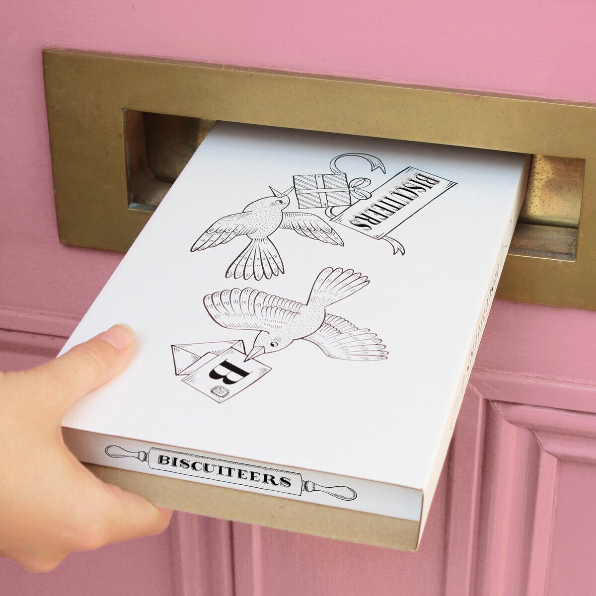 Biscuiteers BDAY Card Letterbox Biscuits - Patisserie Valerie