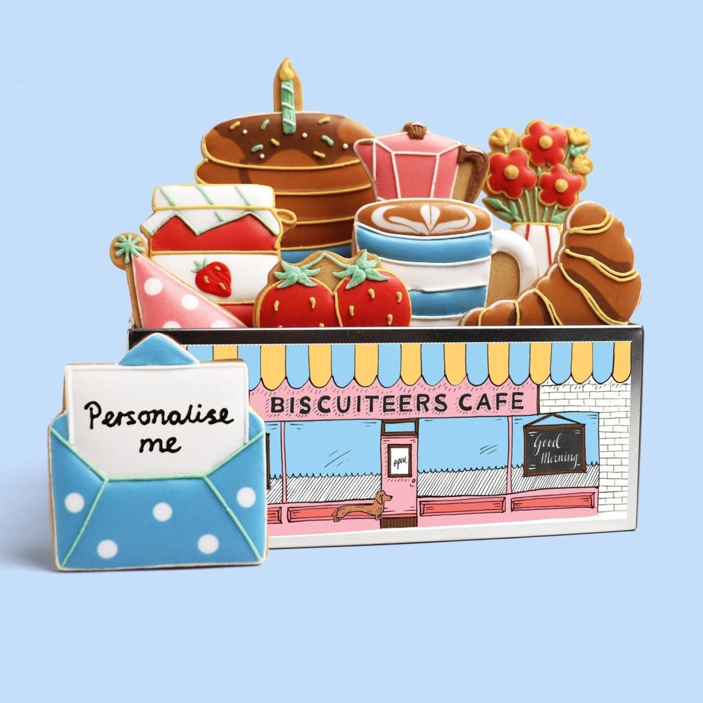 Biscuiteers Birthday Breakfast in Bed Biscuit Tin - Patisserie Valerie