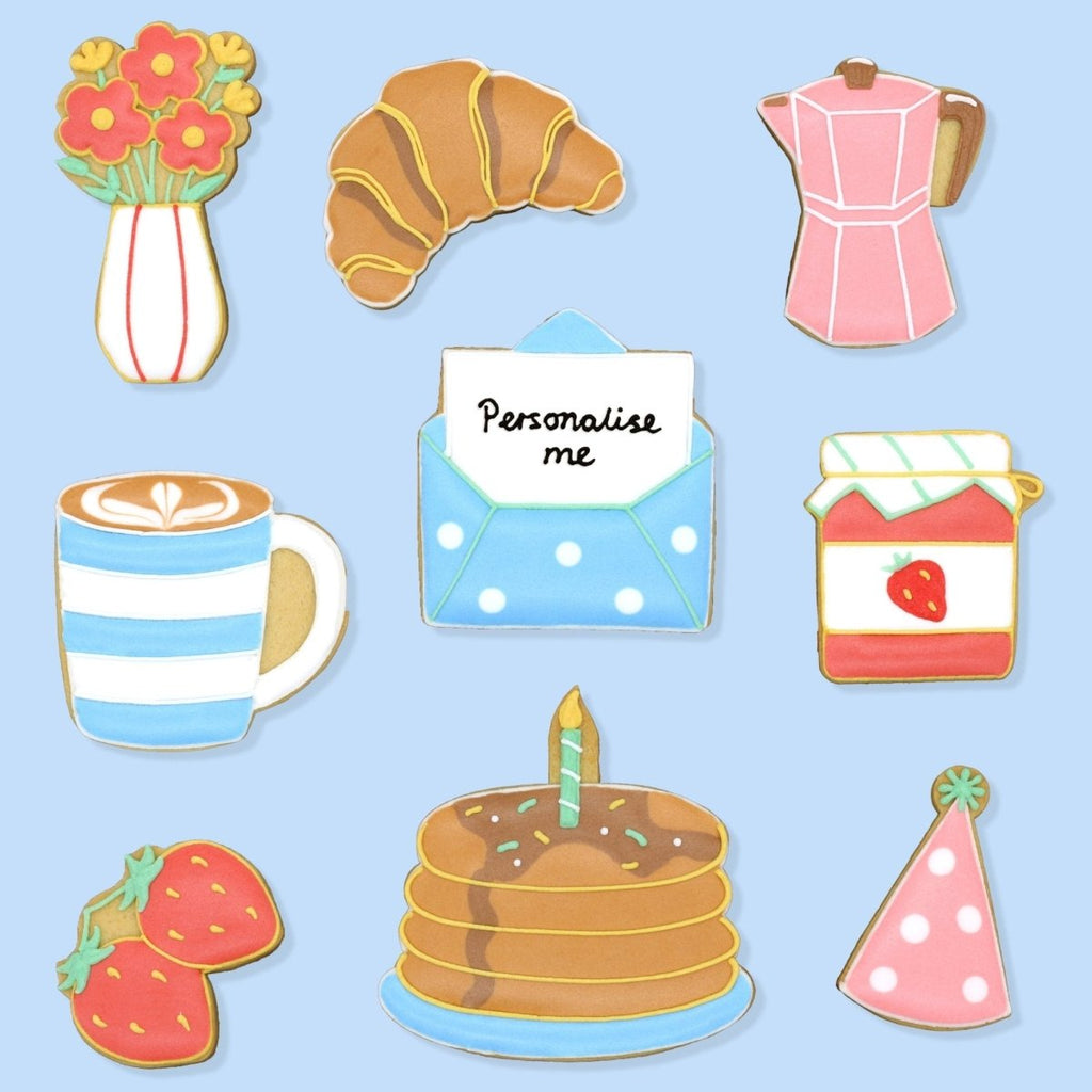 Biscuiteers Birthday Breakfast in Bed Biscuit Tin - Patisserie Valerie