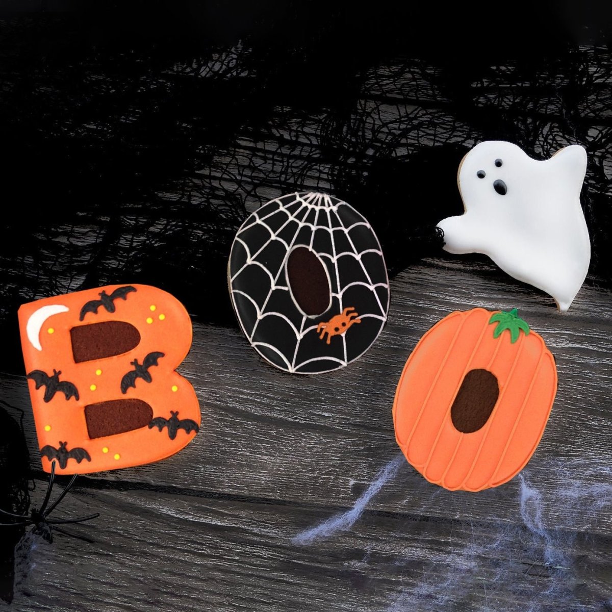 Biscuiteers Boo! Letterbox Biscuits - Patisserie Valerie