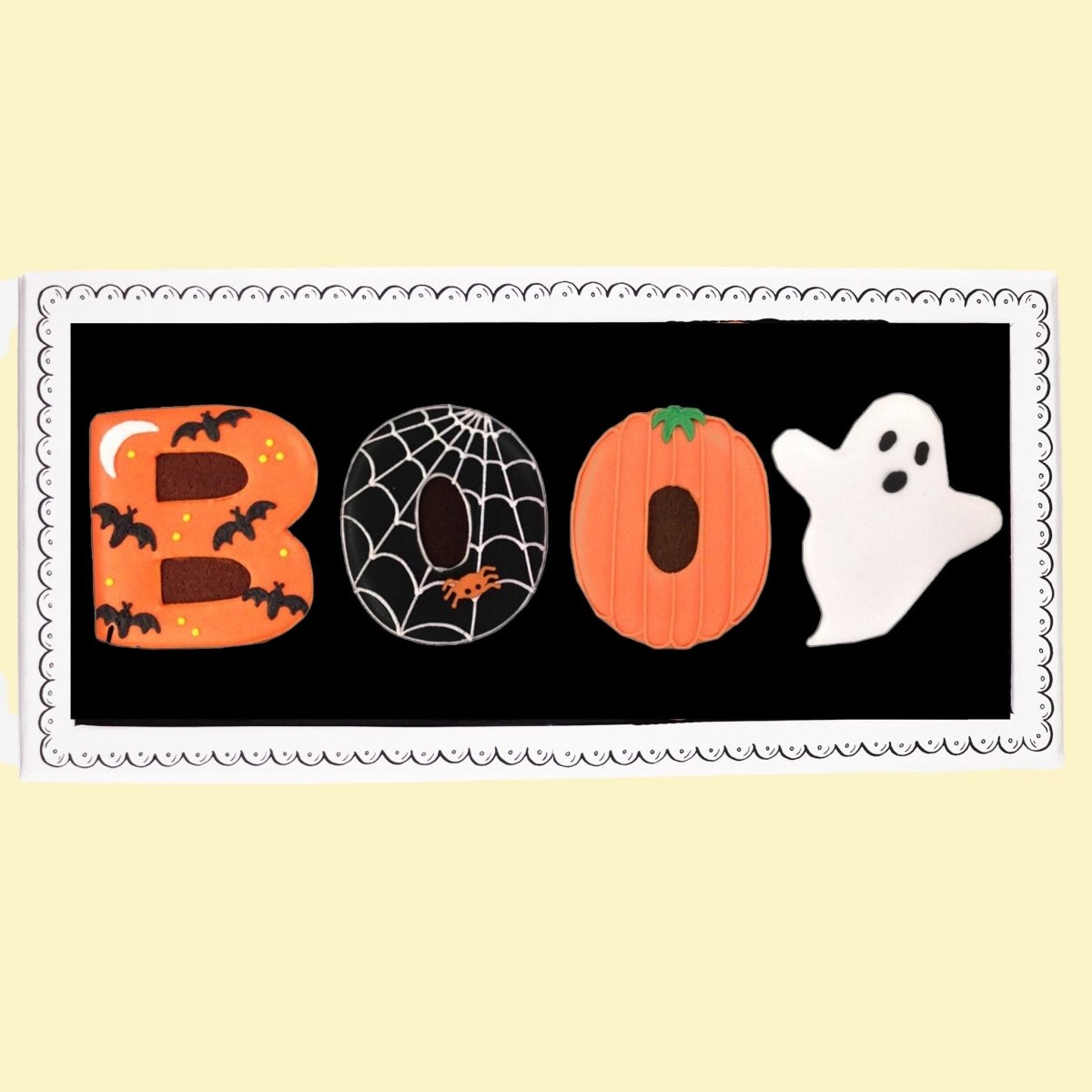Biscuiteers Boo! Letterbox Biscuits - Patisserie Valerie