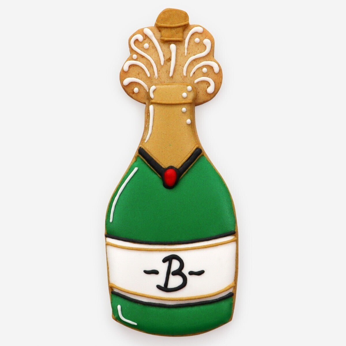 Biscuiteers Champagne Letterbox Biscuits - Patisserie Valerie