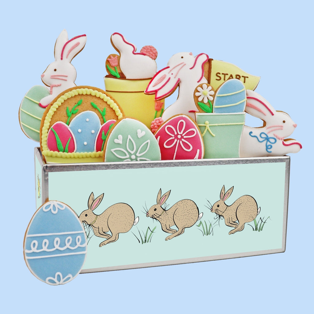 Biscuiteers Easter Egg Hunt Biscuit Tin - Patisserie Valerie