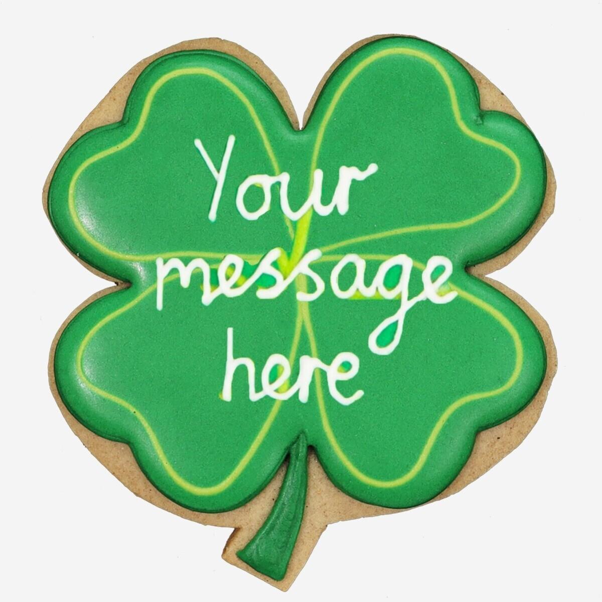 Biscuiteers Good Luck Letterbox Biscuit 15g - Patisserie Valerie