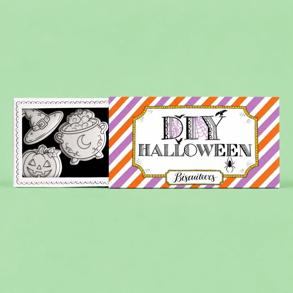Biscuiteers Halloween DIY Colour in Letterbox Biscuits - Patisserie Valerie