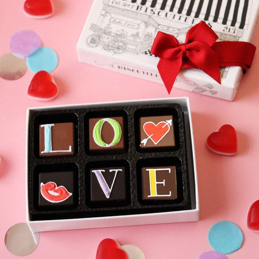 Biscuiteers Little Box Love Chocolates