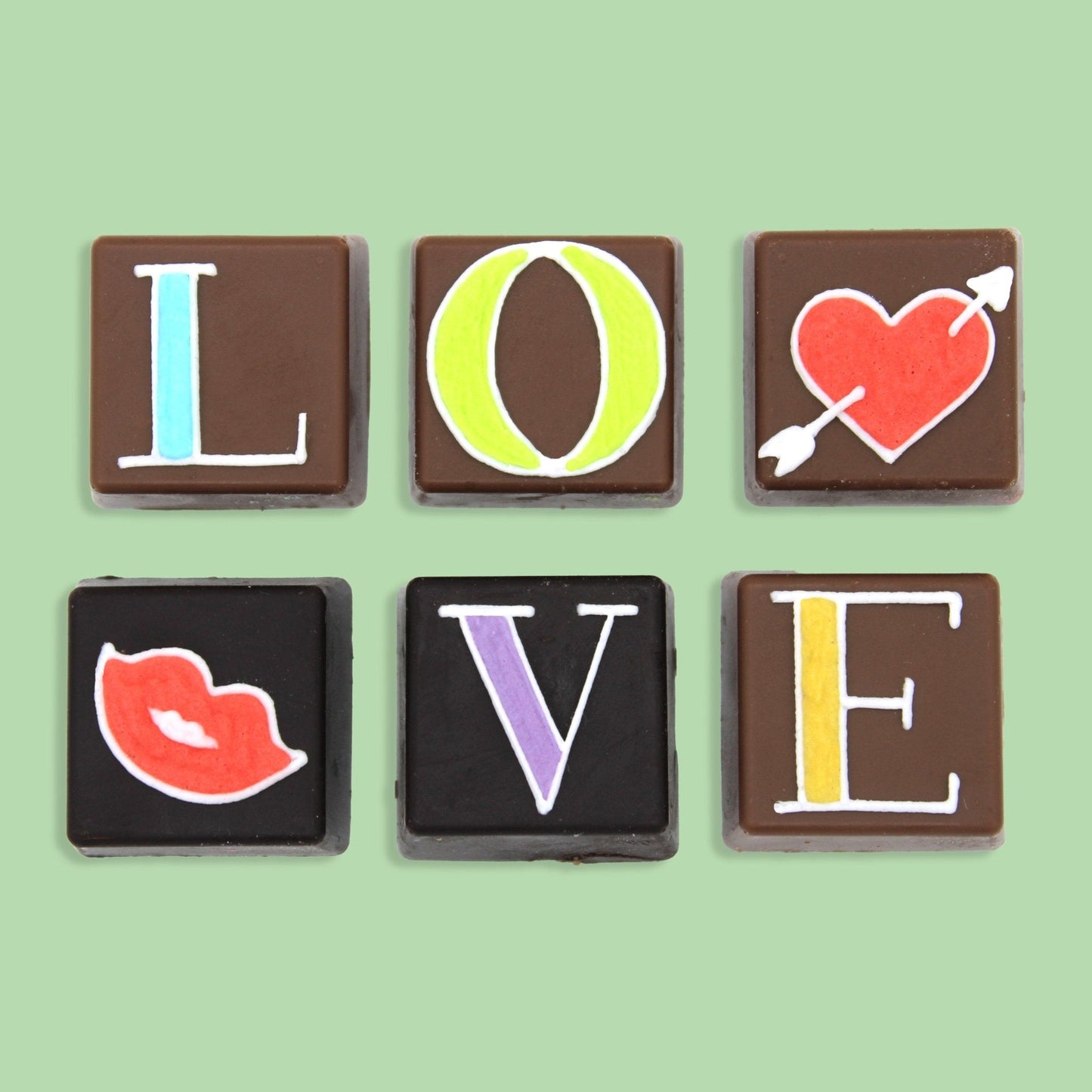 Biscuiteers Little Box Love Chocolates - Patisserie Valerie