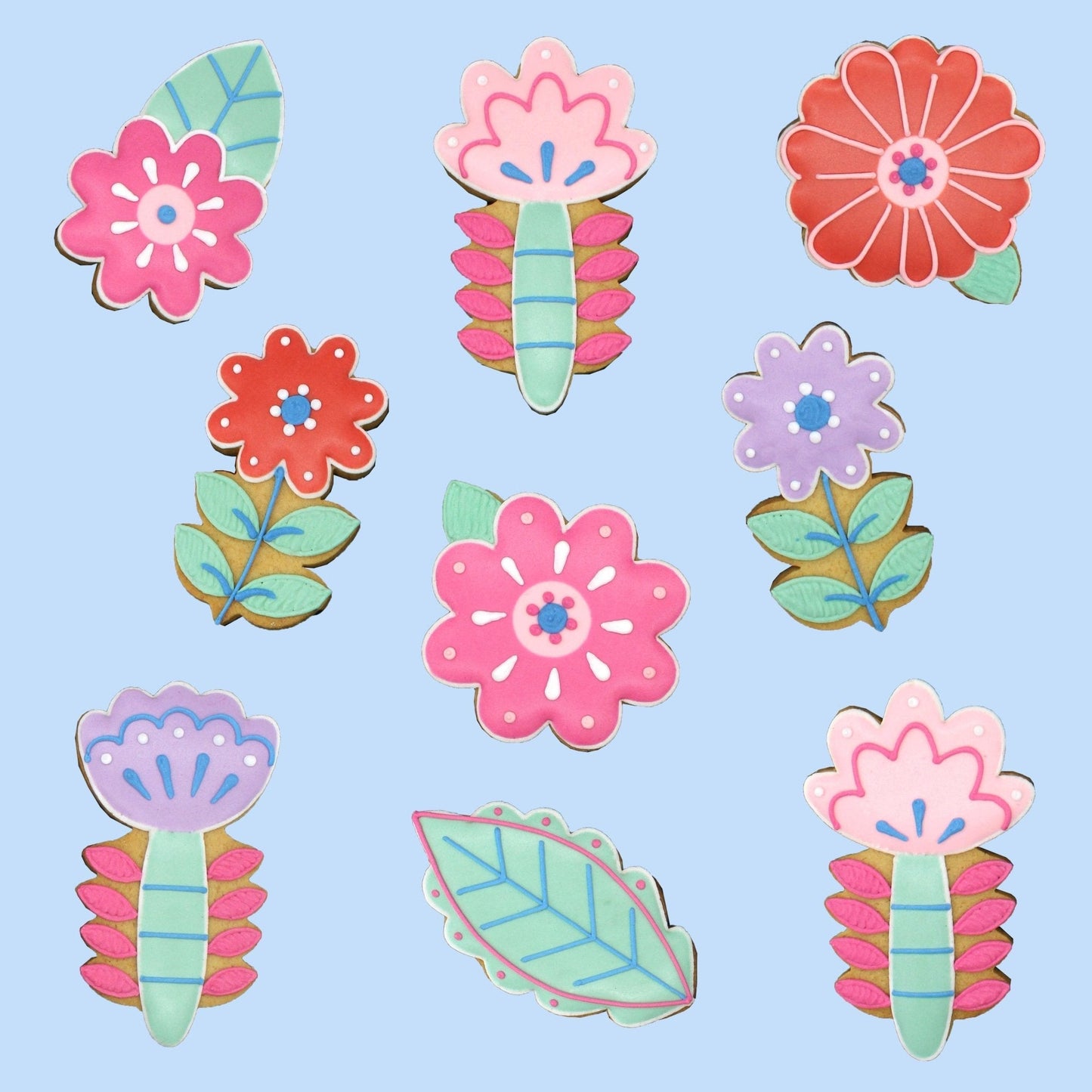 Biscuiteers Mother's Day Flowers Biscuit Tin - Patisserie Valerie