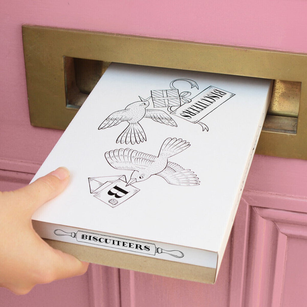 Biscuiteers Party Pups Letterbox Biscuits - Patisserie Valerie