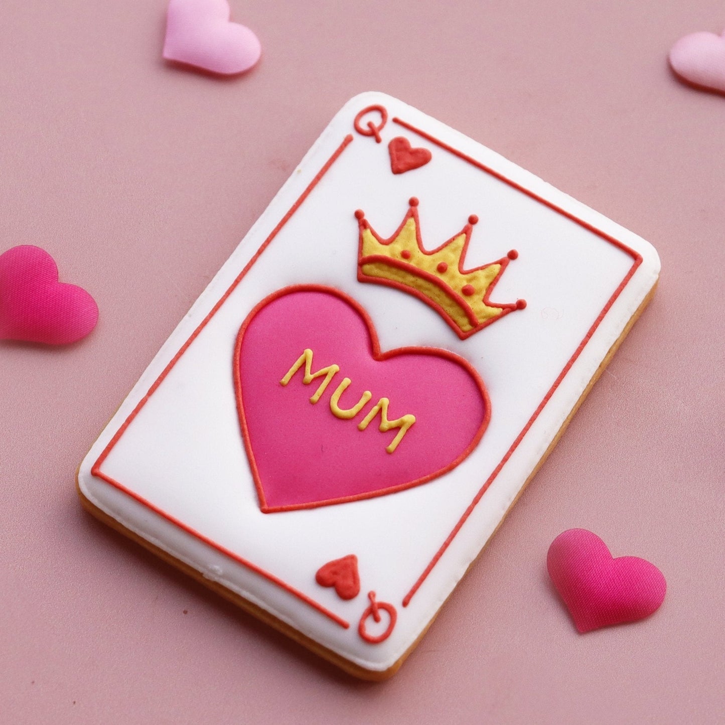 Biscuiteers Queen of Mum Letterbox Biscuit - Patisserie Valerie