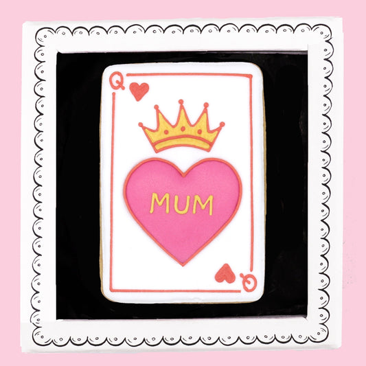 Biscuiteers Queen of Mum Letterbox Biscuit